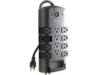 46% off Belkin 12-Outlet Pivot-Plug Surge Protector with 8 ft. Cord