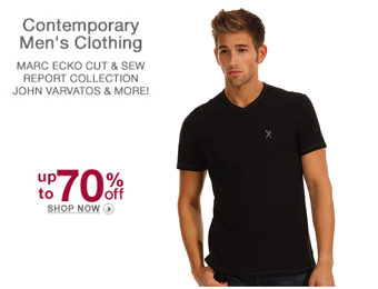 Up to 70% off Contemporary Men's Clothing, Ecko, John Varvatos
