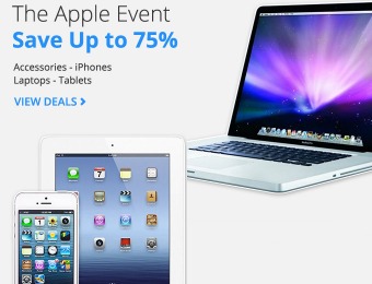 Groupon Apple Event Sale - Up to 75% off