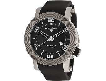 90% off Swiss Legend Cyclone Black Dial Men's Watch, 30464-01