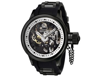 92% off Invicta 1091 Russian Diver Mechanical Skeleton Watch
