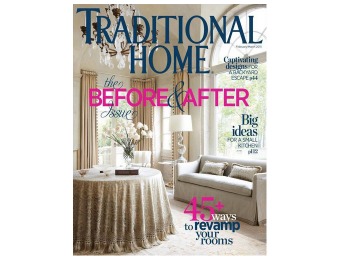 $28 off Traditional Home Magazine Subscription, $11.99 / 8 Issues