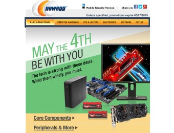 Newegg May The 4th Be With You Sale - Tons of Great Deals
