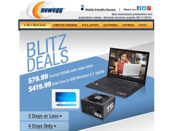 Newegg Deal Blitz - Tons of Top-rated Deals