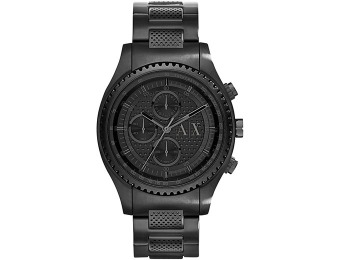 $150 off A|X Armani Exchange Men's Chronograph Black Watch