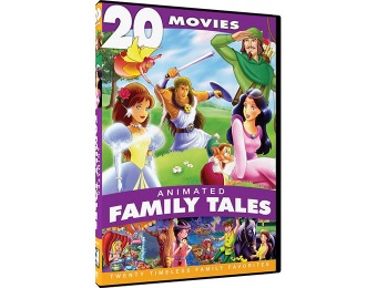 70% off Animated Family Tales: 20 Movies DVD