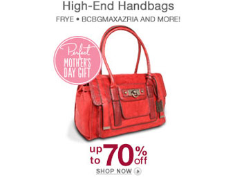 Up to 70% off High-End Fashion Handbags, Frye, Cole Haan