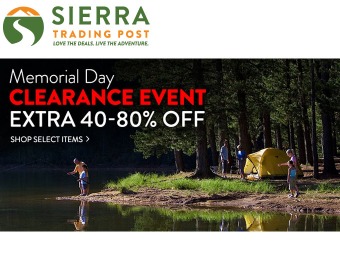 Sierra Trading Post Memorial Day Sale Event - Up to 80% off