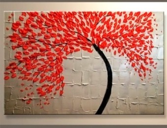 86% off Yihui Arts Modern Abstract Stretched Canvas Oil Painting