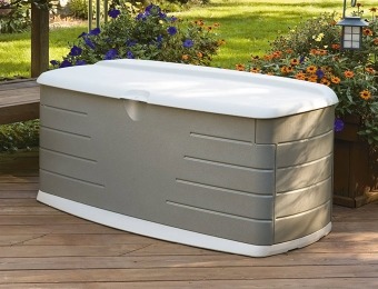 $75 off Rubbermaid Large Deck Box with Seat, Model 5F22