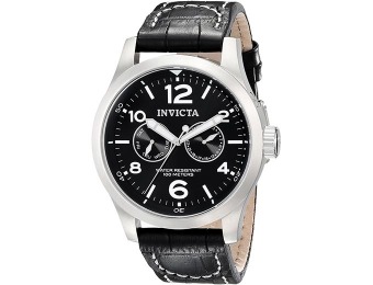 87% off Invicta 0764 II Collection Swiss Leather Watch