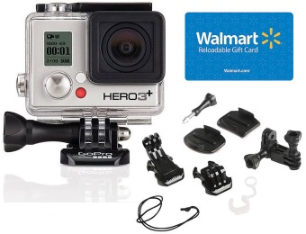 $67 off + $50 GC w/ GoPro HERO3 Silver+ Edition & Extra Parts Kit