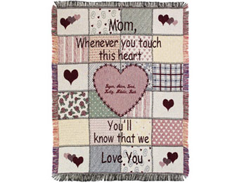 22% off Personalized Mother's Touch Throw