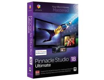 $72 off Pinnacle Studio 18 Ultimate - Windows