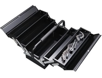 75% off Stanley Cantilever Metal Toolbox w/ 30-pc Socket Set