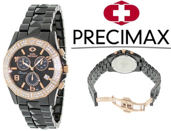 92% off Swiss Precimax Luxe Elite SP12200 Ceramic Swiss Watch