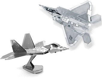 73% off Fascinations MetalEarth F-22 Raptor 3D Laser Cut Model