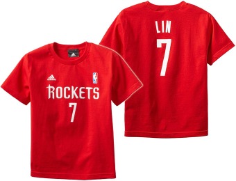 91% off NBA Houston Rockets Jeremy Lin Youth 8-20 T-Shirt