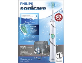 $40 off Philips Sonicare EasyClean Sonic Rechargeable Toothbrush