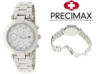91% off Swiss Precimax SP12126 Women's Stainless Steel Watch