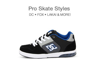 Up to 74% off Pro Skate Style Apparel, Shoes & Accessories