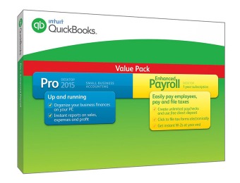 $210 off QuickBooks Pro 2015 + Enhanced Payroll 2015