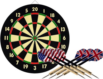 63% off Trademark Games Dart Game Set with 6 Darts and Board
