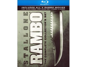 50% off Rambo: The Complete Collector's Set (4 Discs) Blu-ray