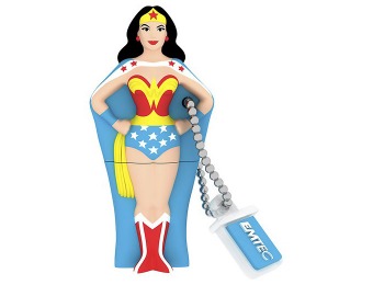 $6 off EMTEC Super Heroes 8GB Wonder Woman Flash Drive