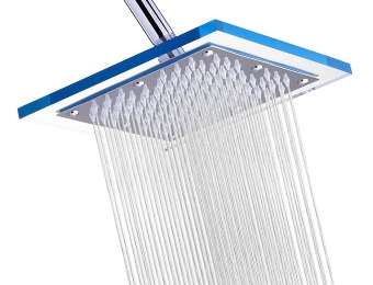 67% off A-Flow Luxury Rain 8" Square Stainless Steel Shower Head