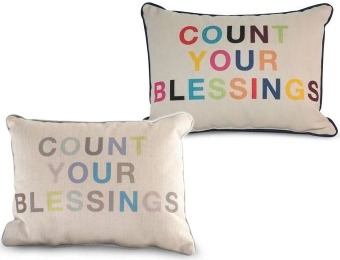 52% off 9 by Novogratz Count Your Blessings Decorative Pillow