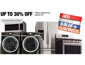 July 4th Sale - Save Up to 30% off Major Appliances at Home Depot