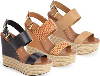 62% off Jessica Simpson 'Allyn' Wedge Platform Leather Sandal