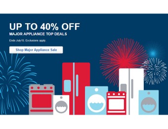 Up to 40% off Major Appliances at Best Buy