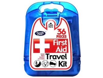 Deal: Family Care First Aid Kit - 36 pcs for Home, Office, Auto...