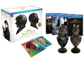66% off Sherlock Seasons 1-3 Limited Edition Blu-ray Combo Gift Set