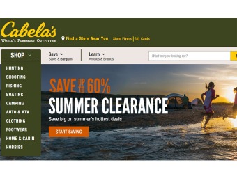 Save Up to 60% off Outdoor Clothing & Summer Gear at Cabela's