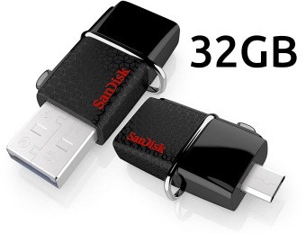 45% off SanDisk Ultra 32GB USB 3.0 OTG Flash Drive w/ micro USB