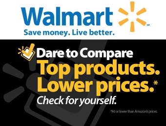 Walmart Dare to Compare Deals - At or lower than Amazon prices!