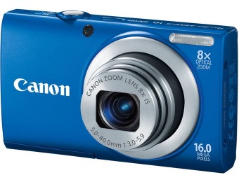 $80 off Canon PowerShot A4000IS 16MP Digital Camera 6152B001