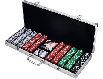 72% off Trademark Poker 500 Dice Style Casino Weight Poker Chip Set