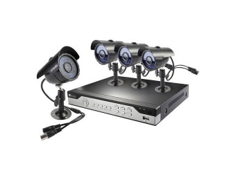 $135 off Zmodo KHI8-CARQZ4ZN-1T 8-Ch, 4-Camera DVR Security System