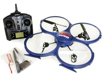 37% off UDI 2.4GHz 4 CH 6 Axis Gyro RC Quadcopter w/ HD Video Camera