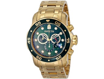 90% off Invicta Pro Diver 18k Gold-Plated Chronograph Watch