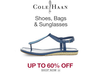 Up to 60% off Cole Haan Shoes, Bags & Sunglasses