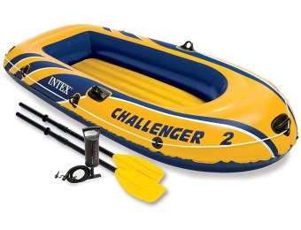 40% off Intex Challenger 2, 2-Person Inflatable Boat Set
