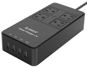 70% off ORICO Power Strip w/ 4 USB Intelligence Charging Ports