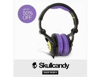 Up to 50% off Skullcandy Apparel & Headphones