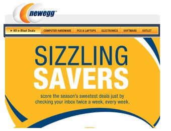 Newegg Summer Sizzling Deals - 18 Top-rated Deals