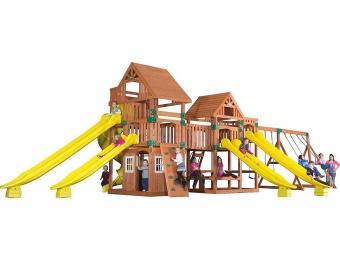 Up to $1681 off Backyard Discovery Cedar Play Sets at Home Depot